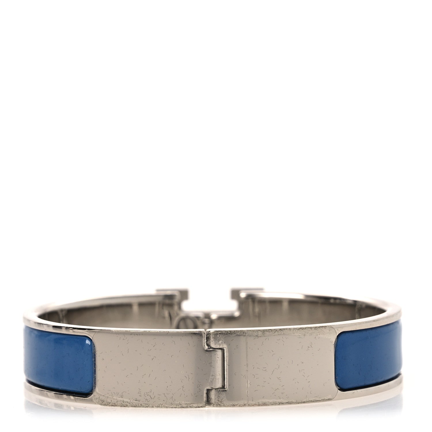 Enamel Narrow Clic Clac H Bracelet PM Bleu Turquin