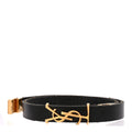 Calfskin Opyum Double Wrap Bracelet Black