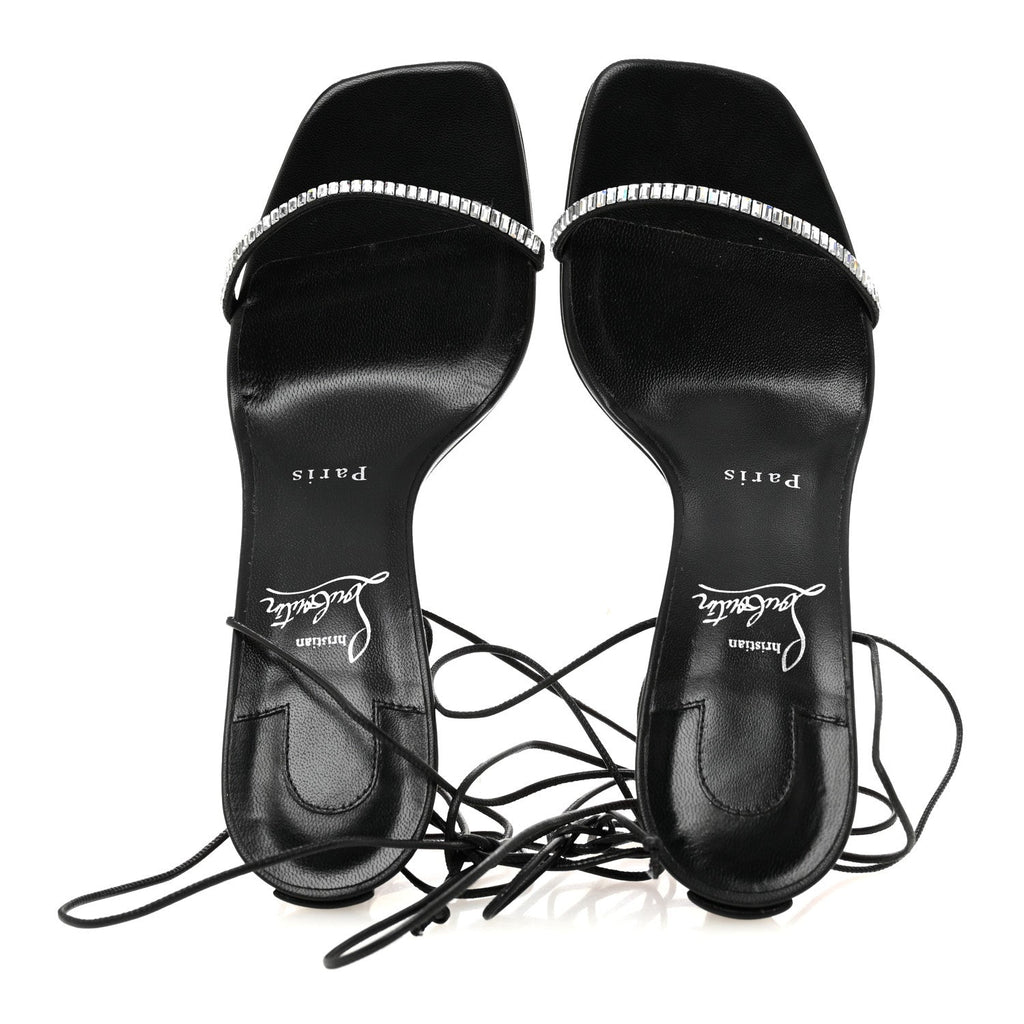 Kid Suede Condora Lacestrass 85 Sandals 37.5 Black