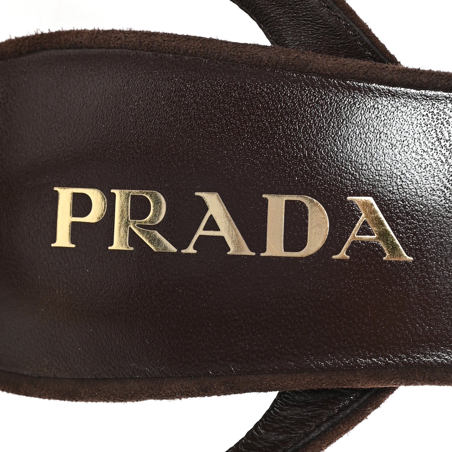Scamosciata Logo Ankle Strap 40/135mm Platform Sandals 36 Moro