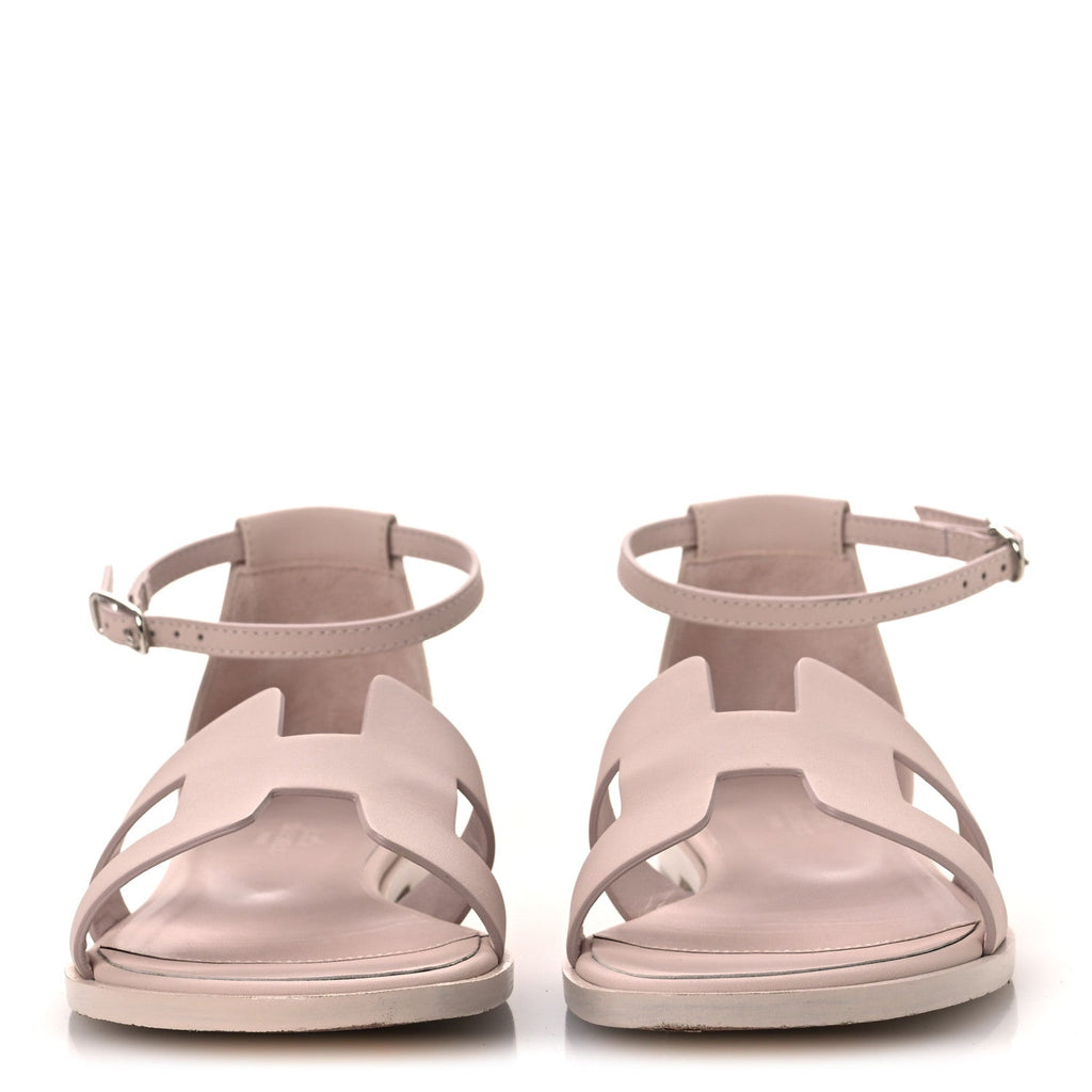 Calfskin Santorini Sandals 36 Beige Nude