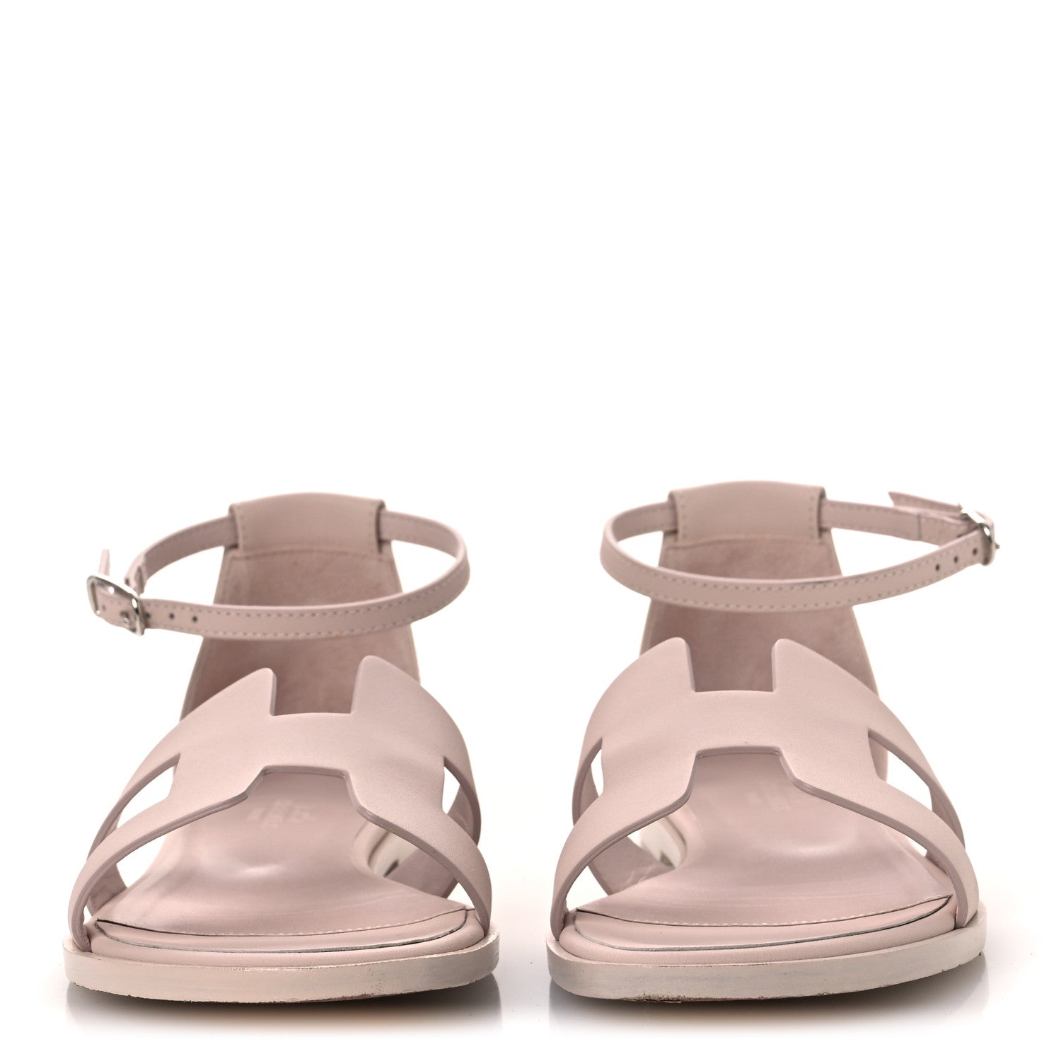 Calfskin Santorini Sandals 36 Beige Nude