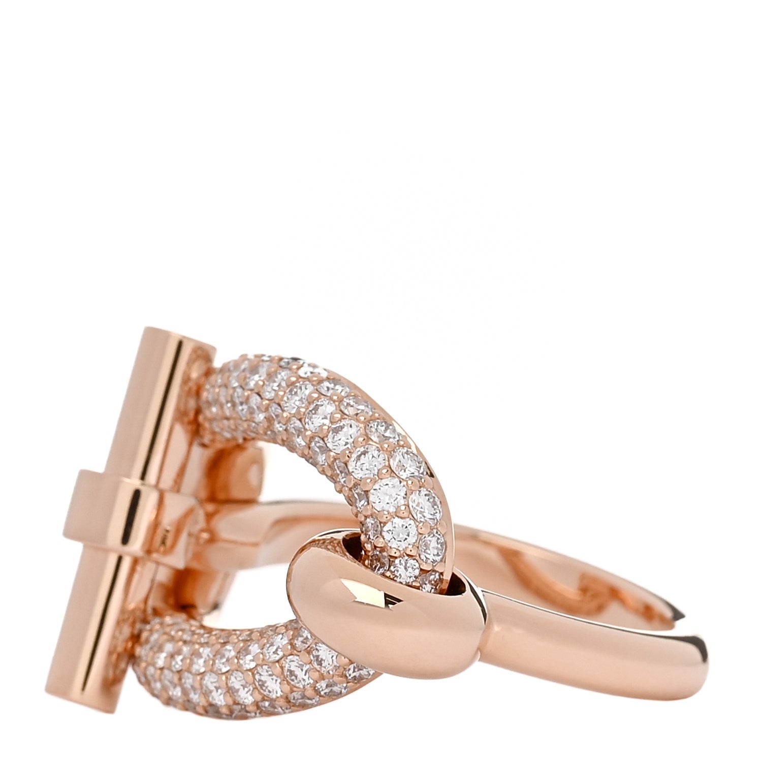 18K Rose Gold Diamond Adage Ring 51 5.75