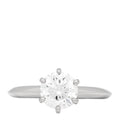 Platinum Diamond 1.20ct Solitaire Engagement Ring 49 4.75