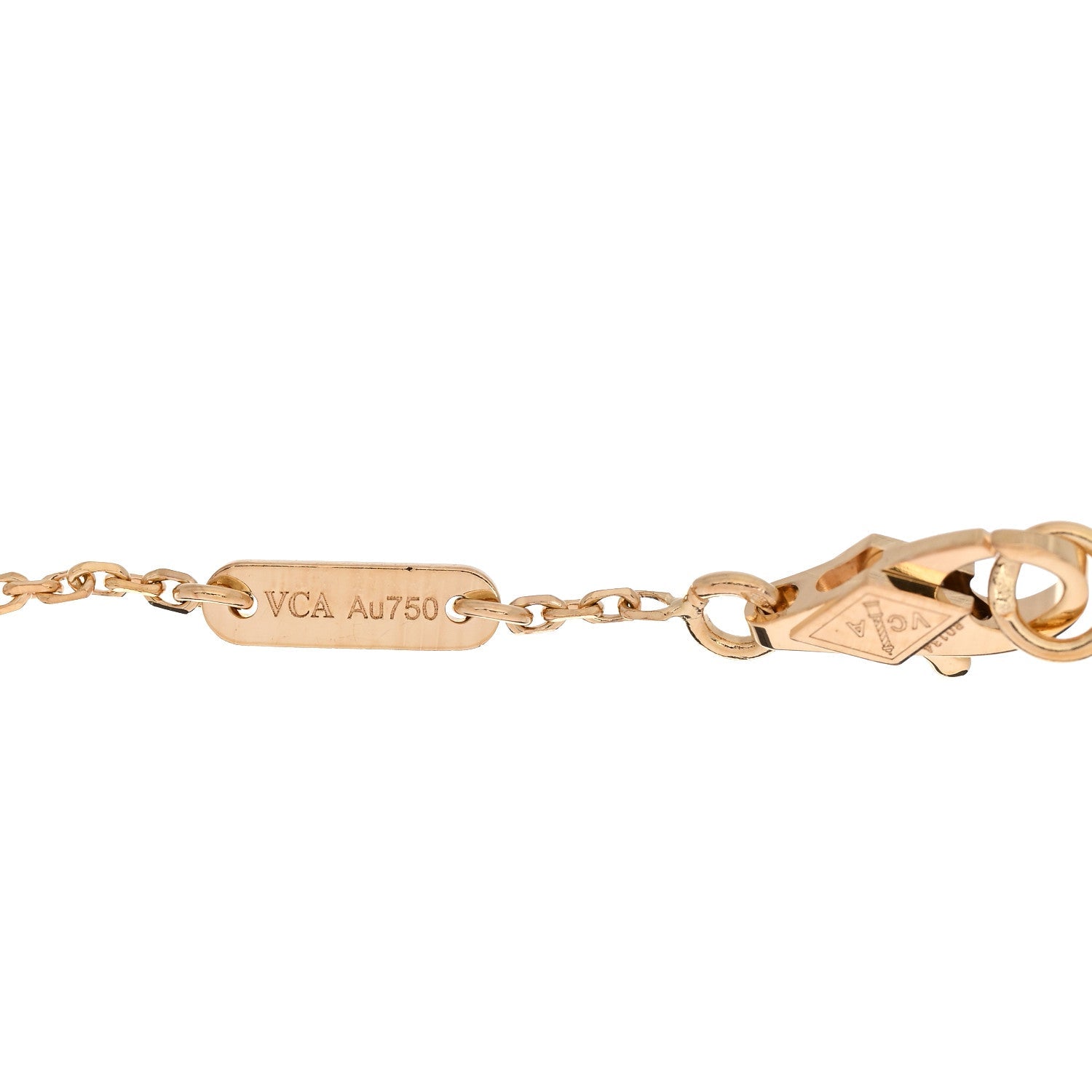 18K Yellow Gold Mother of Pearl Sweet Alhambra Butterfly Bracelet