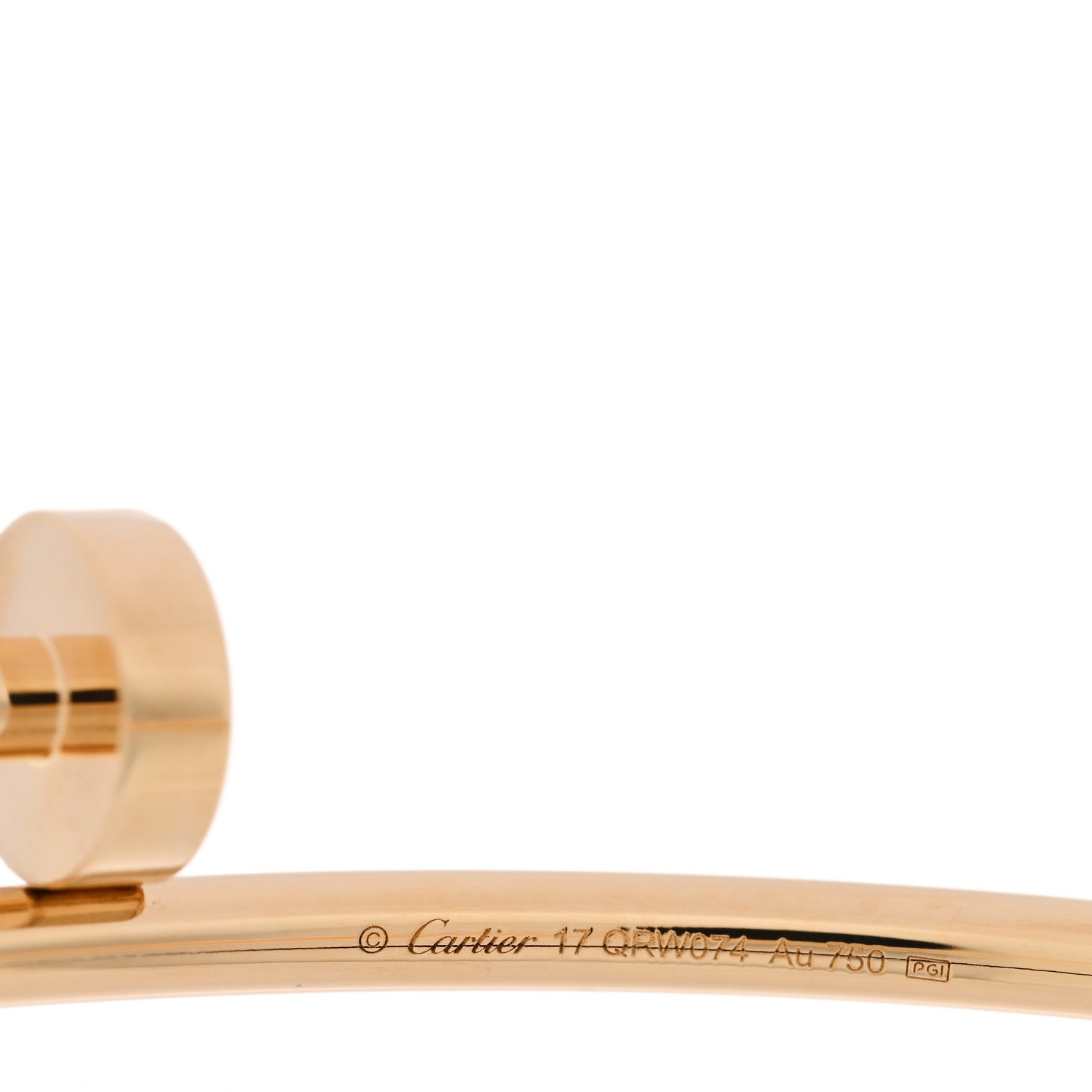 18K Yellow Gold Small Juste Un Clou Bracelet 17