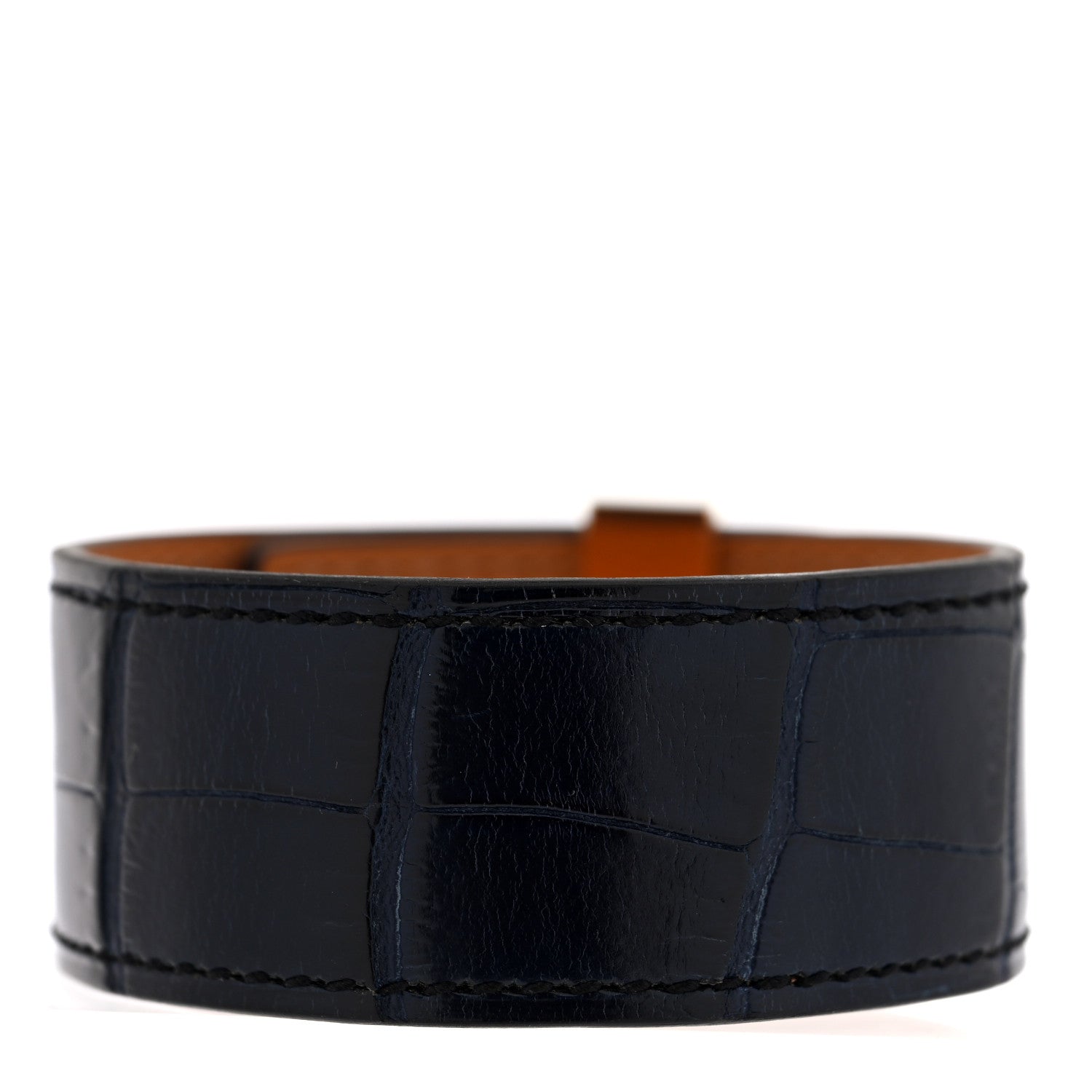 Shiny Alligator Collier de Chien CDC 24 Bracelet T2 Fonce Tomekon