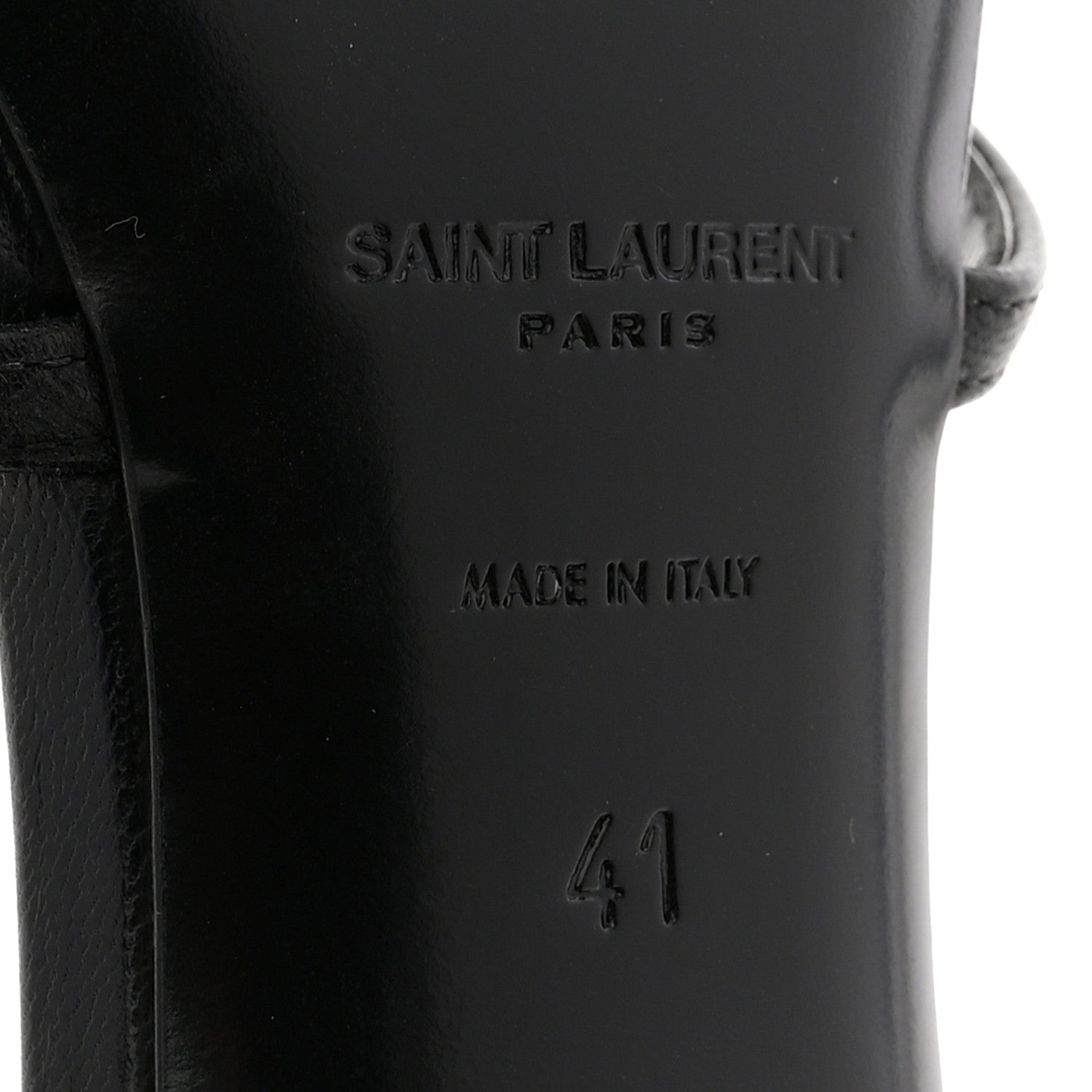 Calfskin Cassandra 100 Ankle Strap Sandals 41 Black