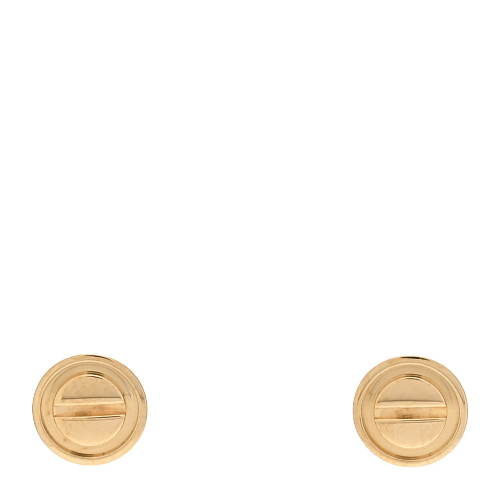 18K Yellow Gold LOVE Earrings