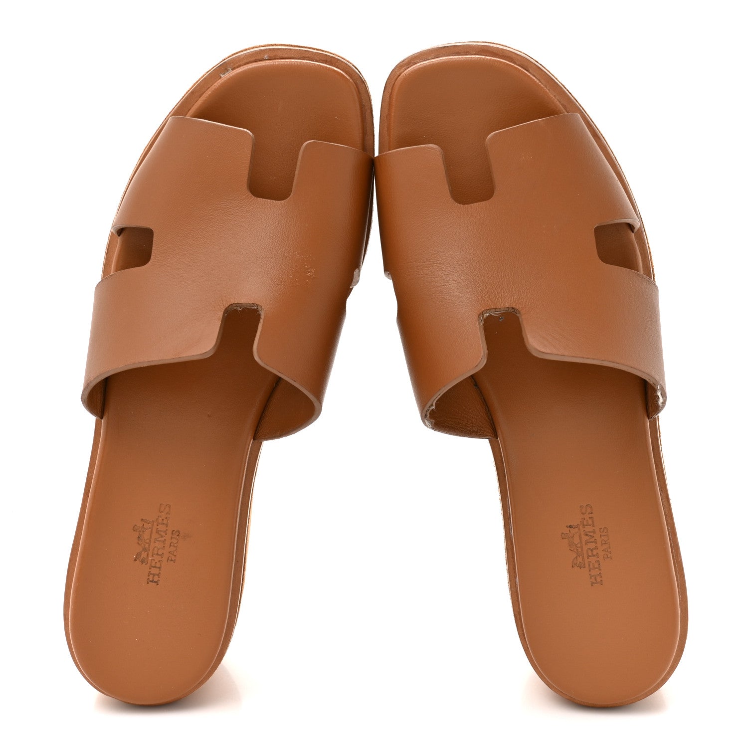 Calfskin Suede Goatskin Eze 30 Sandals 37 Marron Glaise
