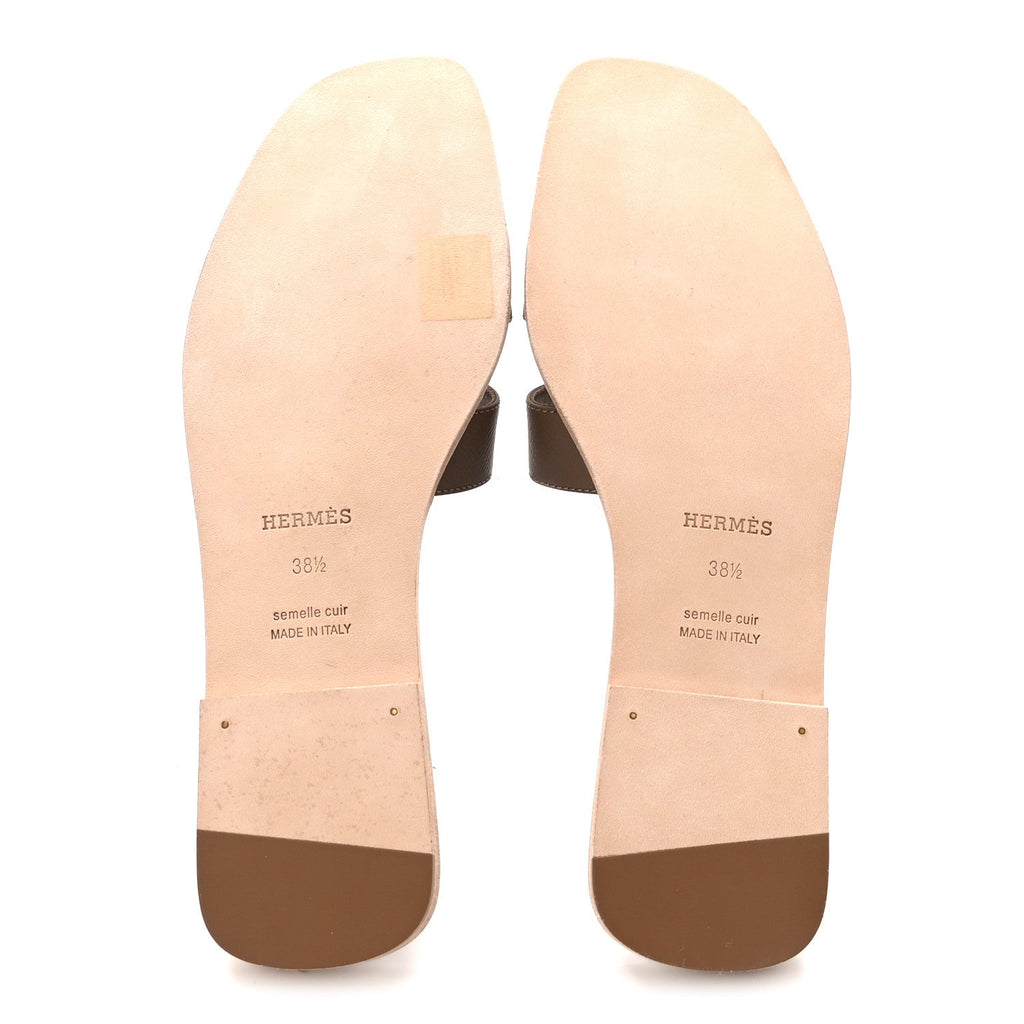 Epsom Oran Sandals 38.5 Etoupe