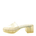 Rubber Gucci Logo Womens Platform 20/60mm Slide Sandals 39 Transparent