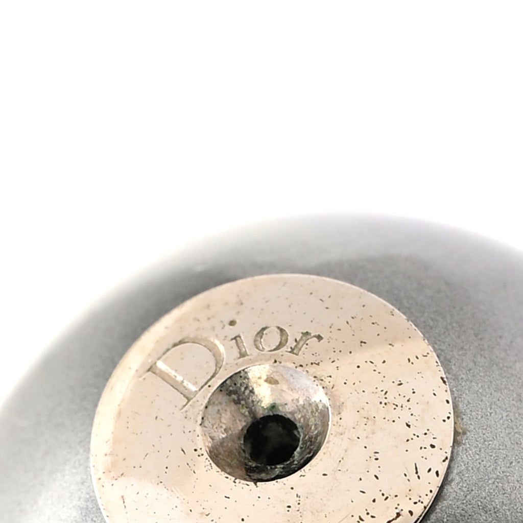 Pearl Mise En Dior Tribal Earrings Pink Grey