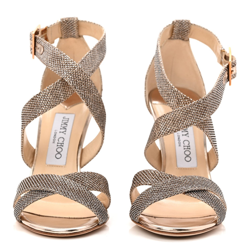 Lame Glitter Lottie Sandal 36.5 Macaroon