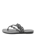 Rubber Chaine d'Ancre Island Sandals 38 Black