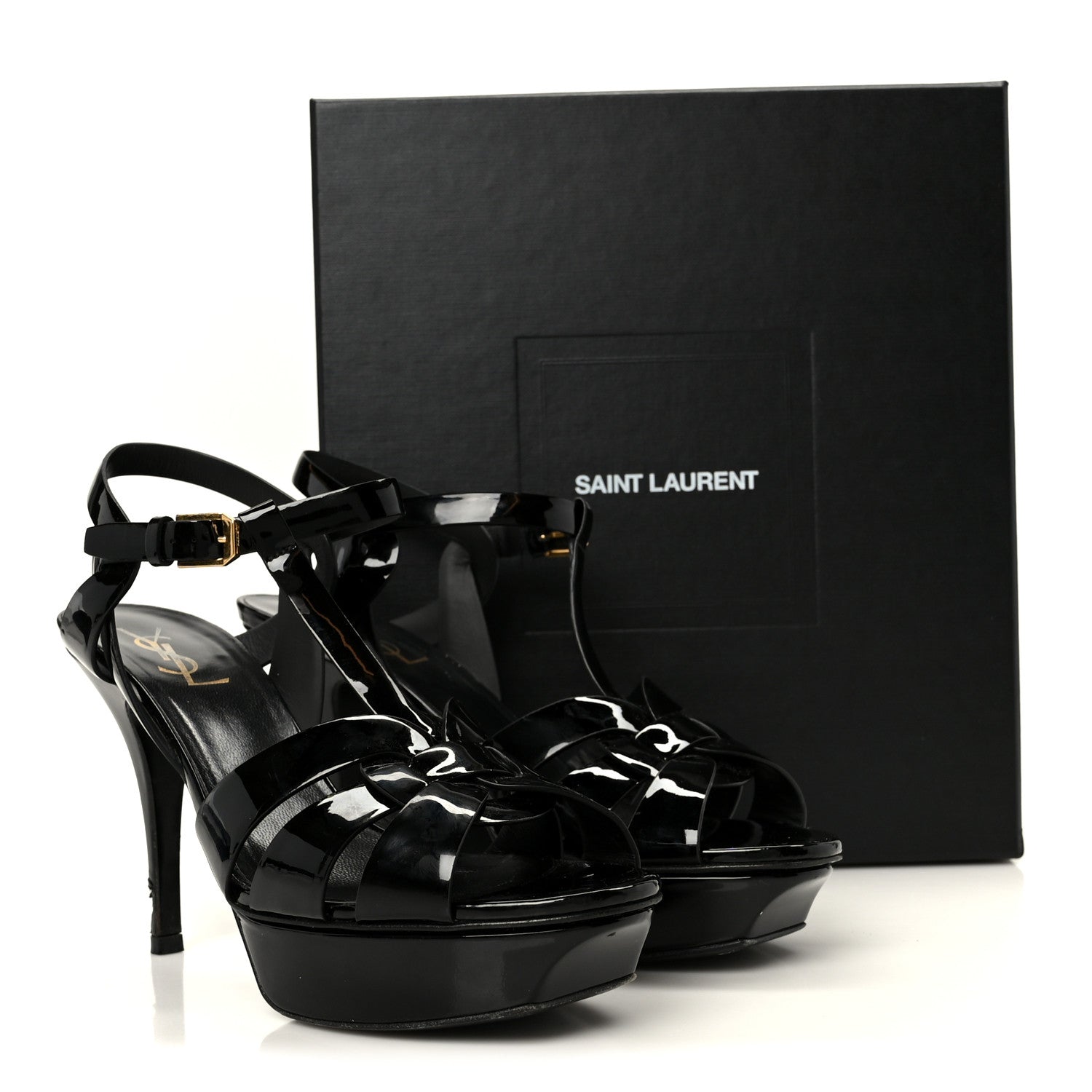 Patent Tribute 75 Platform Sandals 39 Black