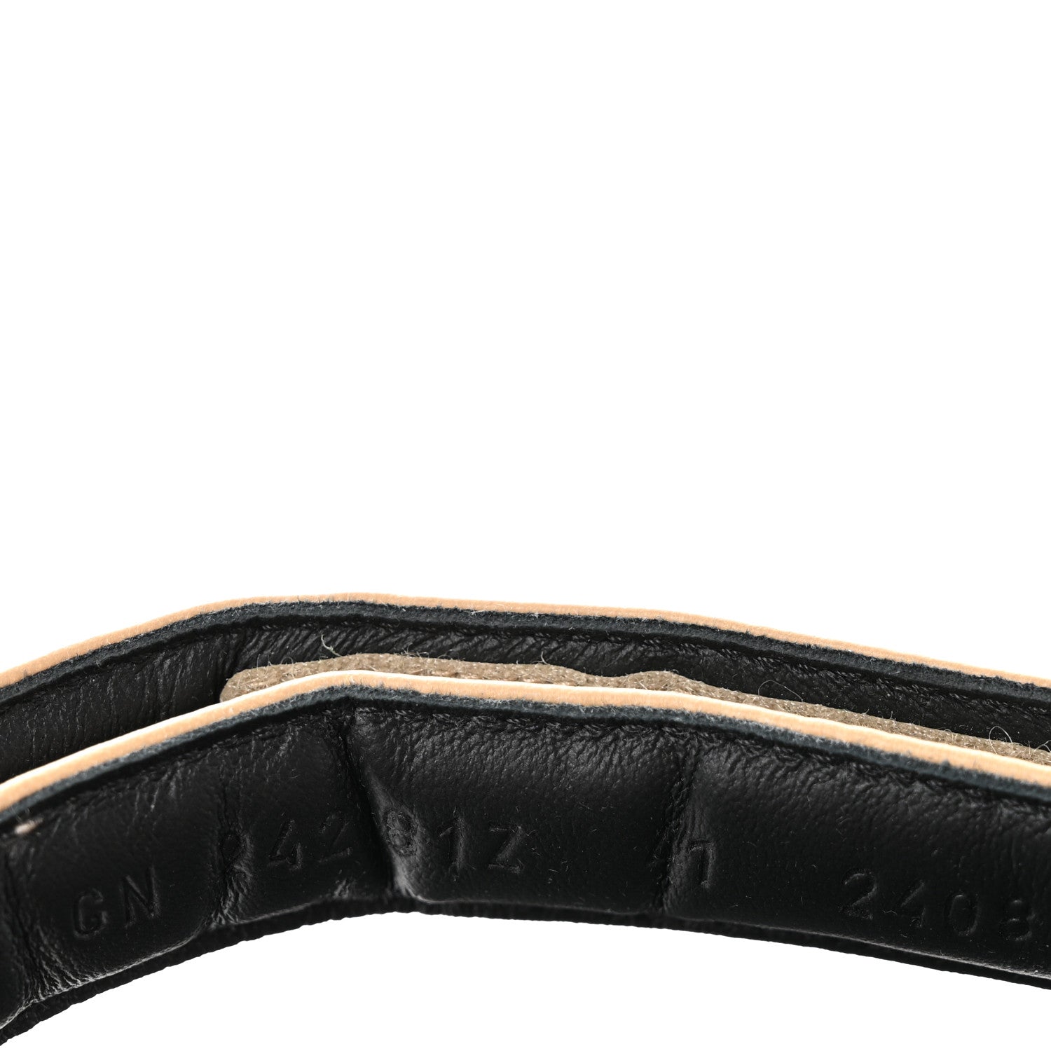 Lambskin Junior Womens Sandals 41 Beige Black