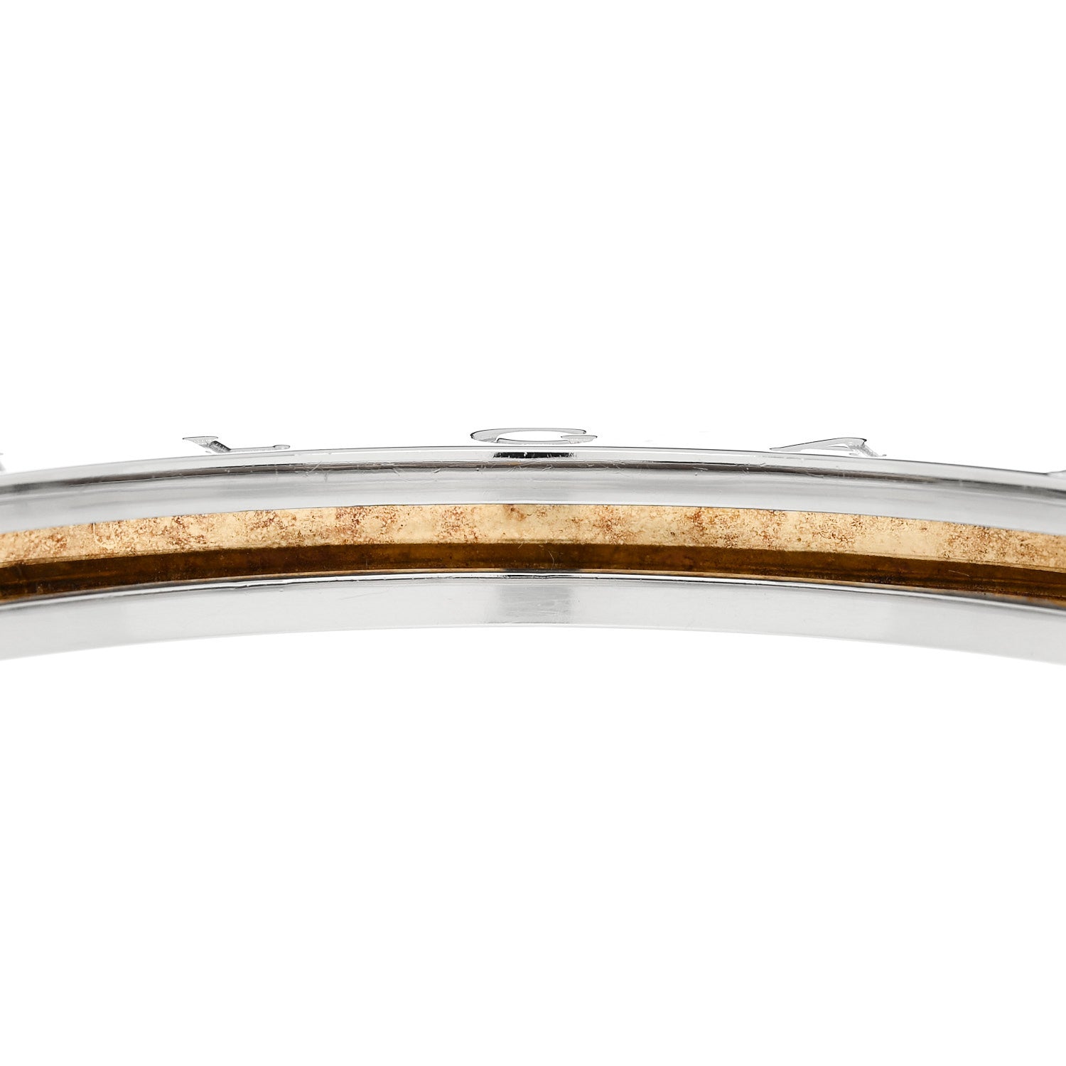 18K Yellow Gold Stainless Steel B.Zero1 Bangle Bracelet