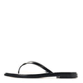 Goatskin CC Times Square Thong Sandals 39 Black