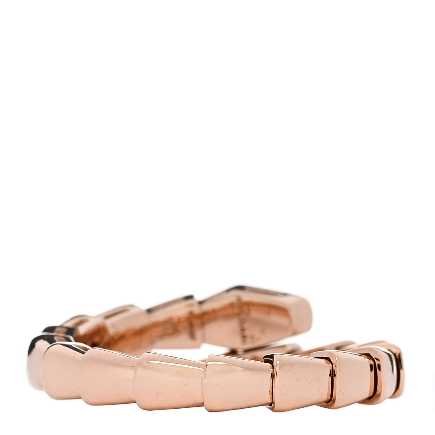 18K Rose Gold Serpenti Viper Ring M