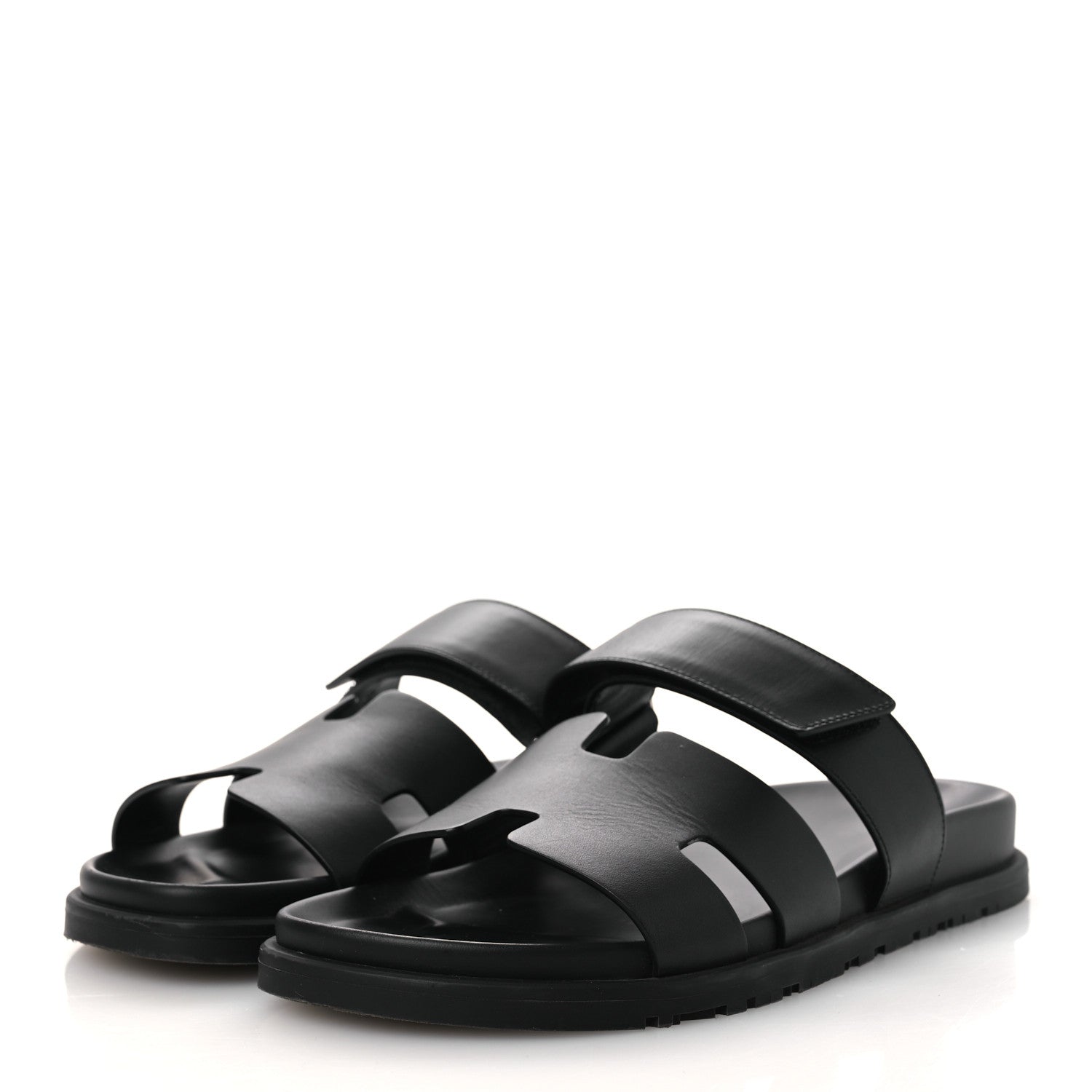 Calfskin Womens Chypre Sandals 40 Black