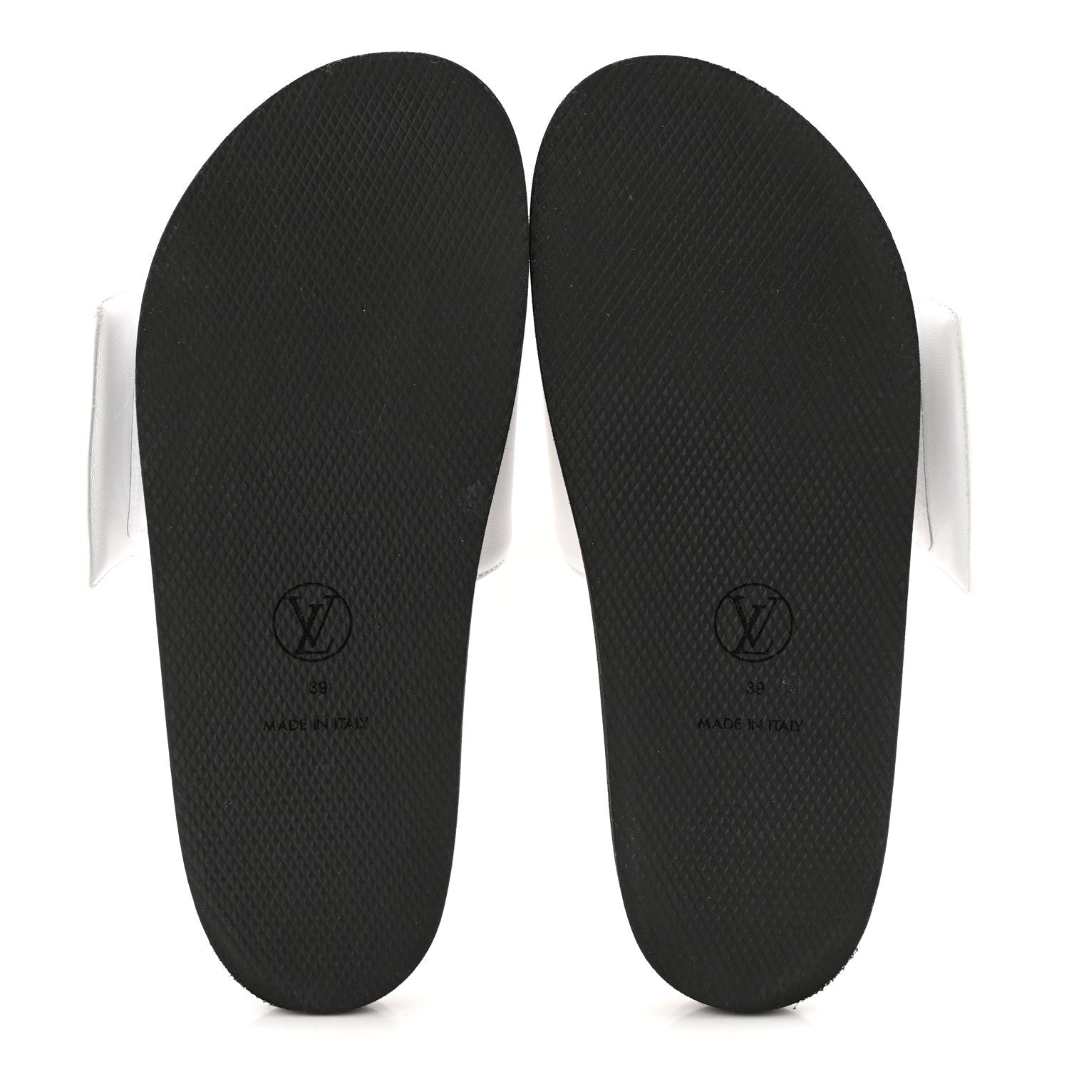Calfskin Sunset Flat Mule Sandals 39 White