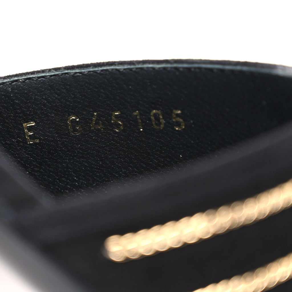 Suede Chain Flat Mule Sandals 39 Black