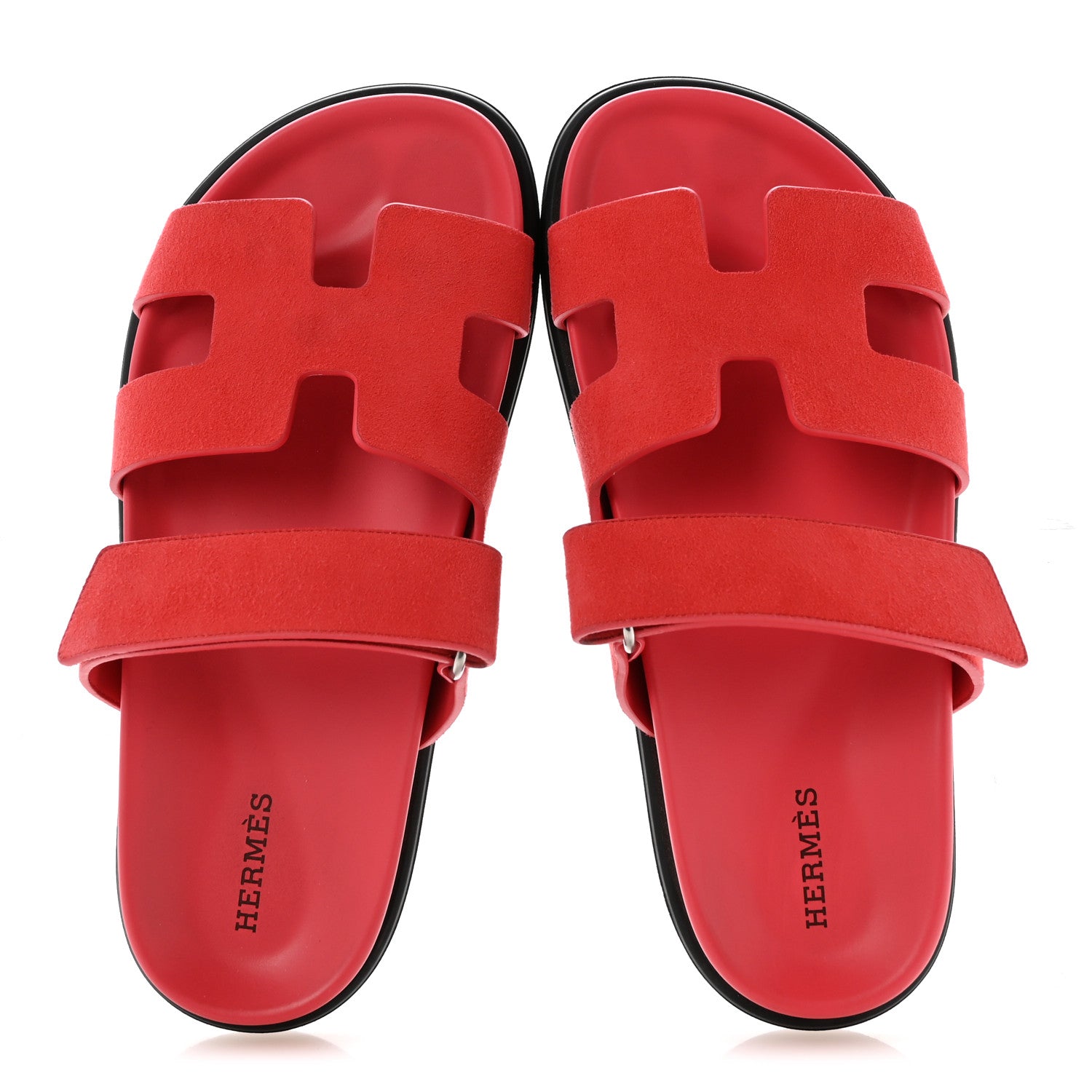 Suede Goatskin Womens Chypre Sandals 37 Rose Vermillon