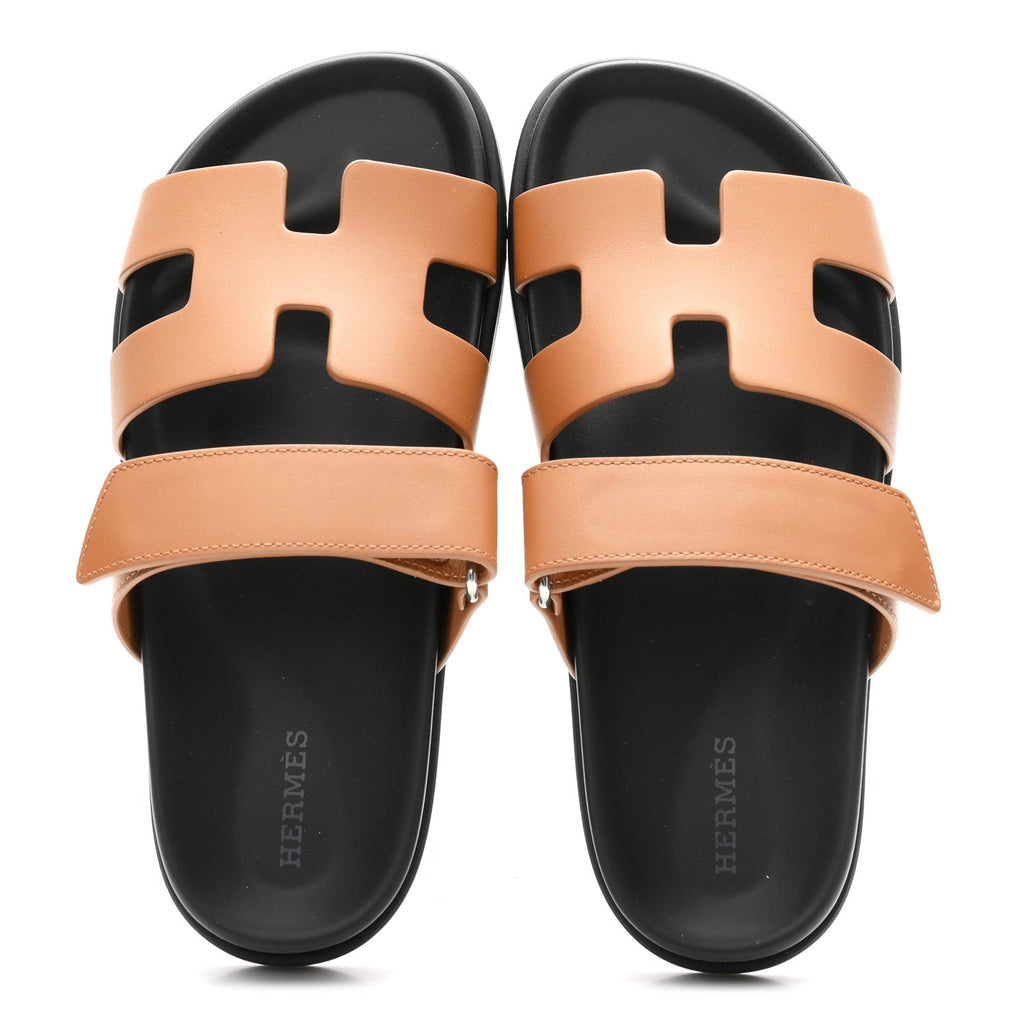 Calfskin Womens Chypre Sandals 36.5 Natural