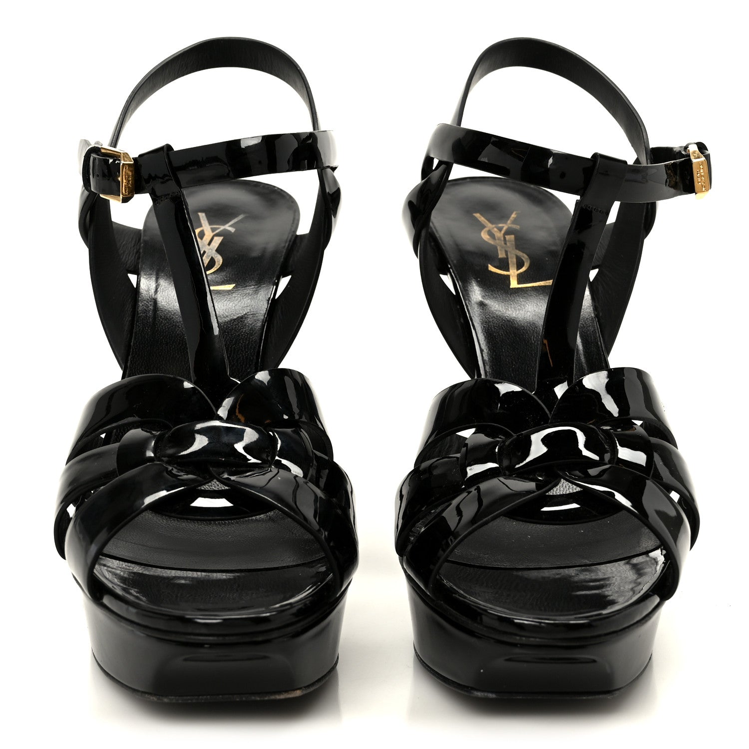 Patent Tribute 75 Platform Sandals 39 Black