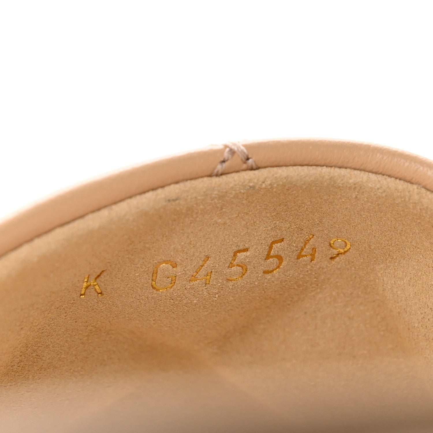 Lambskin Quilted Camelia CC Wedge Sandal Mules 39 Beige