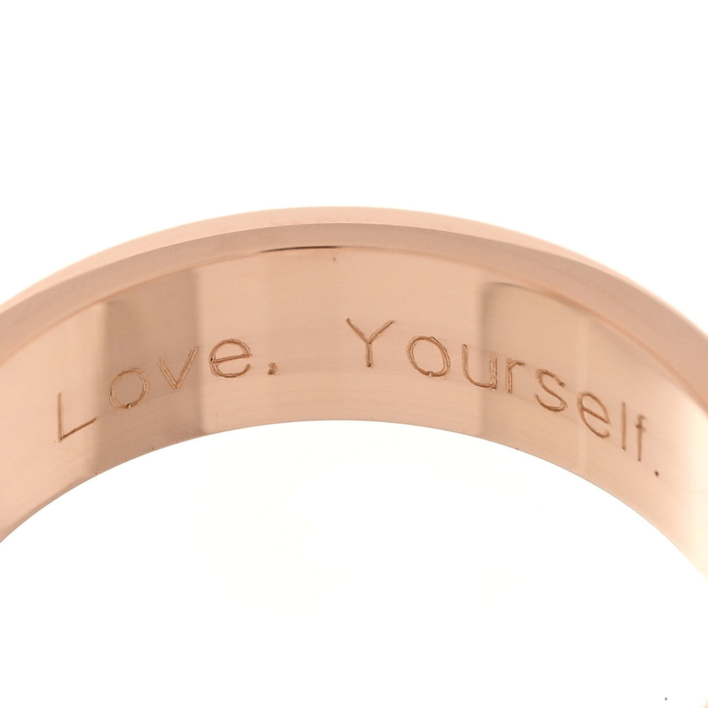18K Pink Gold 5.5mm LOVE Ring 55 7.25