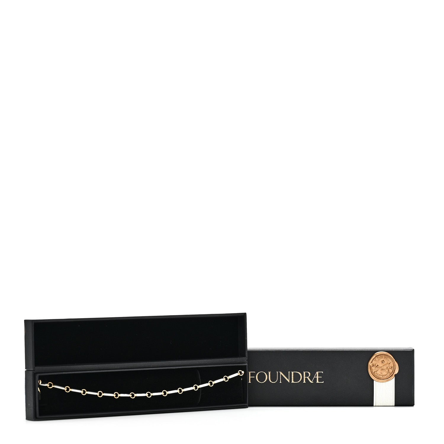 18K Yellow White Gold Element Chain Necklace
