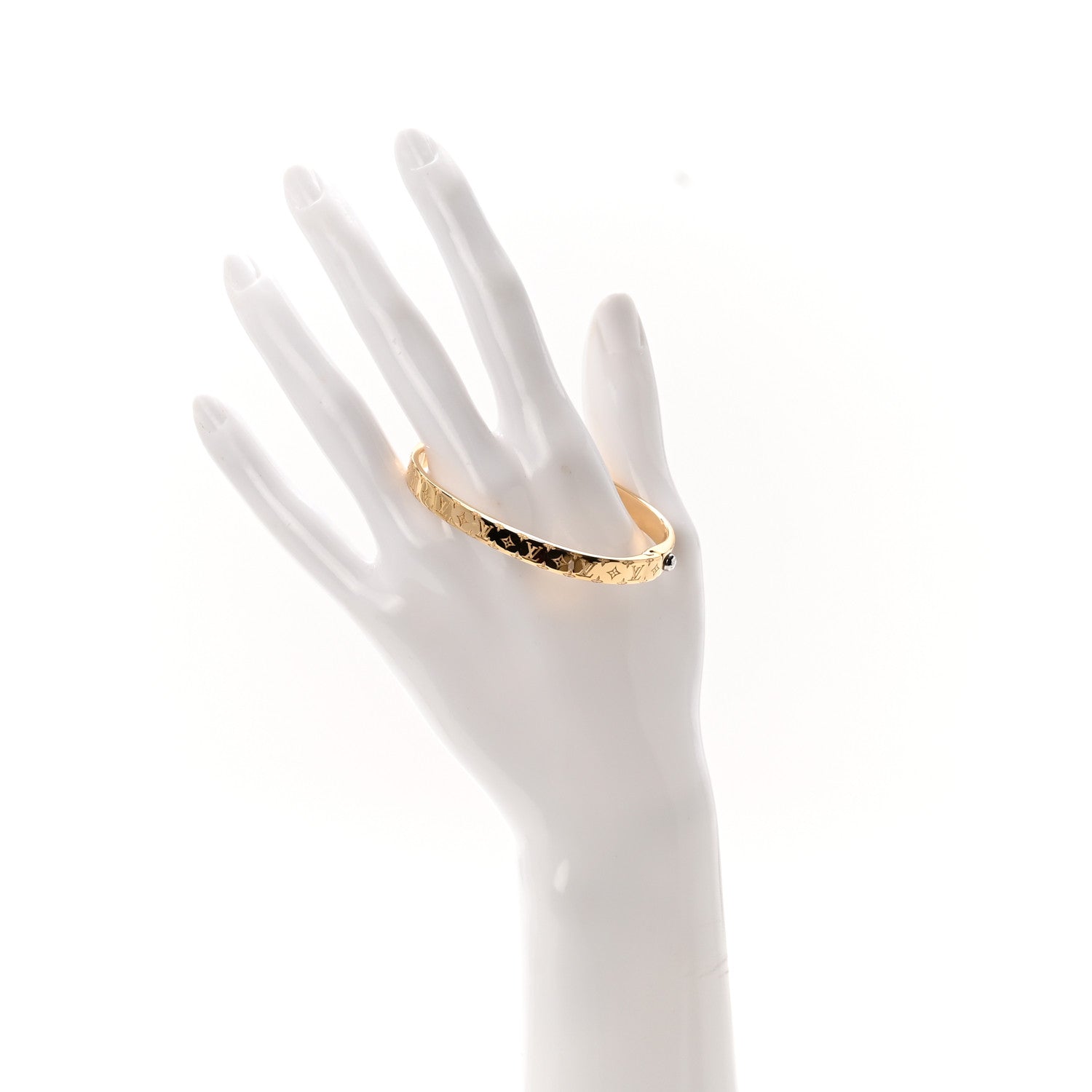 Brass Monogram Nanogram Bracelet S Gold