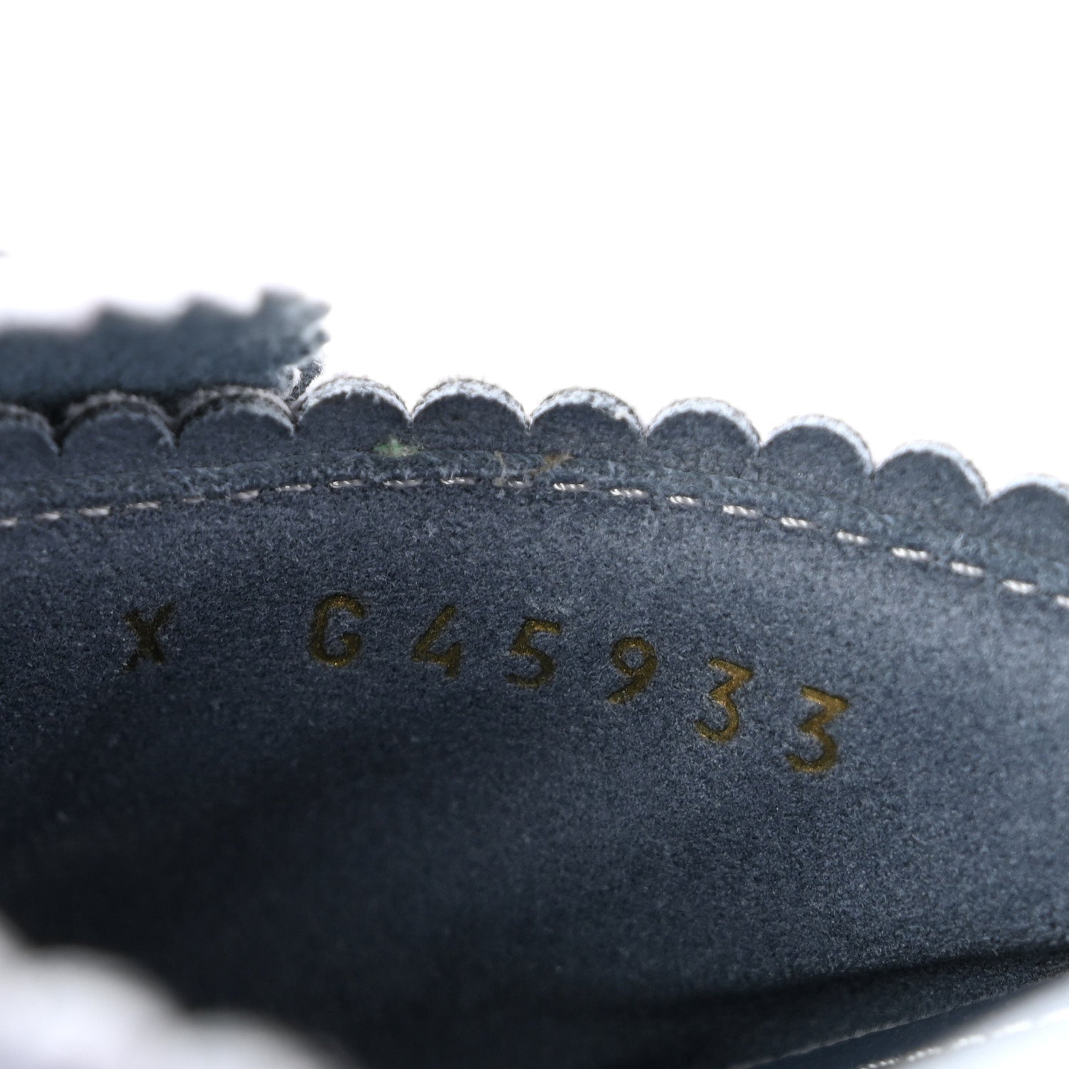 Velvet Pearl Camellia Slide Sandals 36.5 Gray