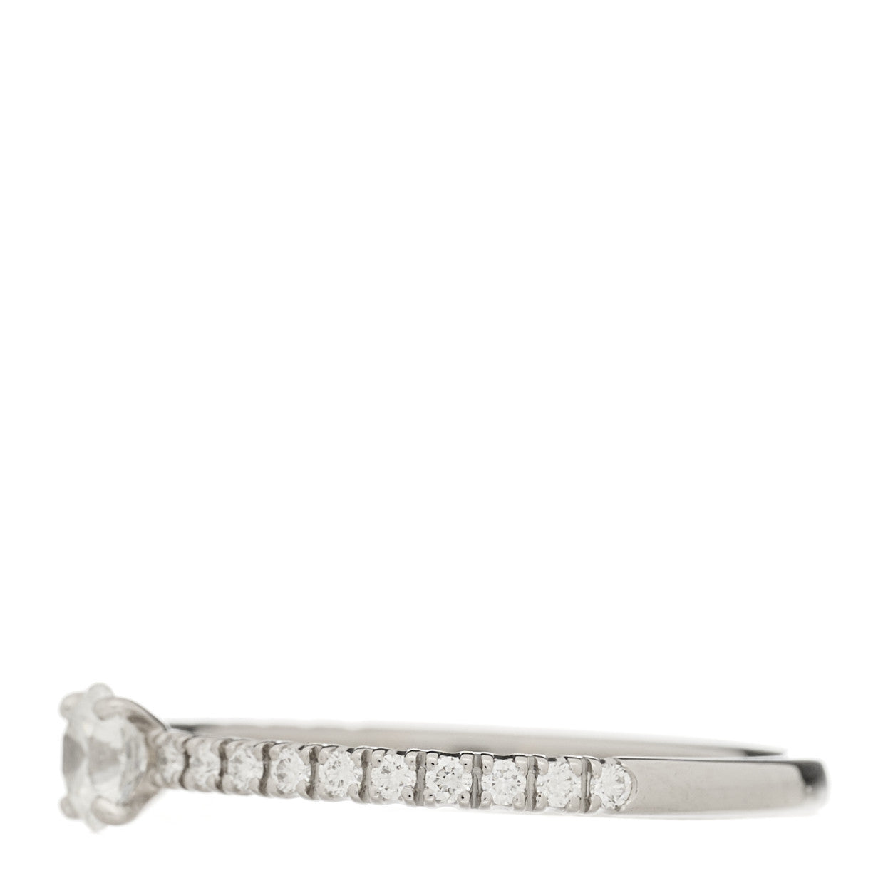 Platinum Diamond .20ct Etincelle De Cartier Solitaire Engagement Ring 49 4.75