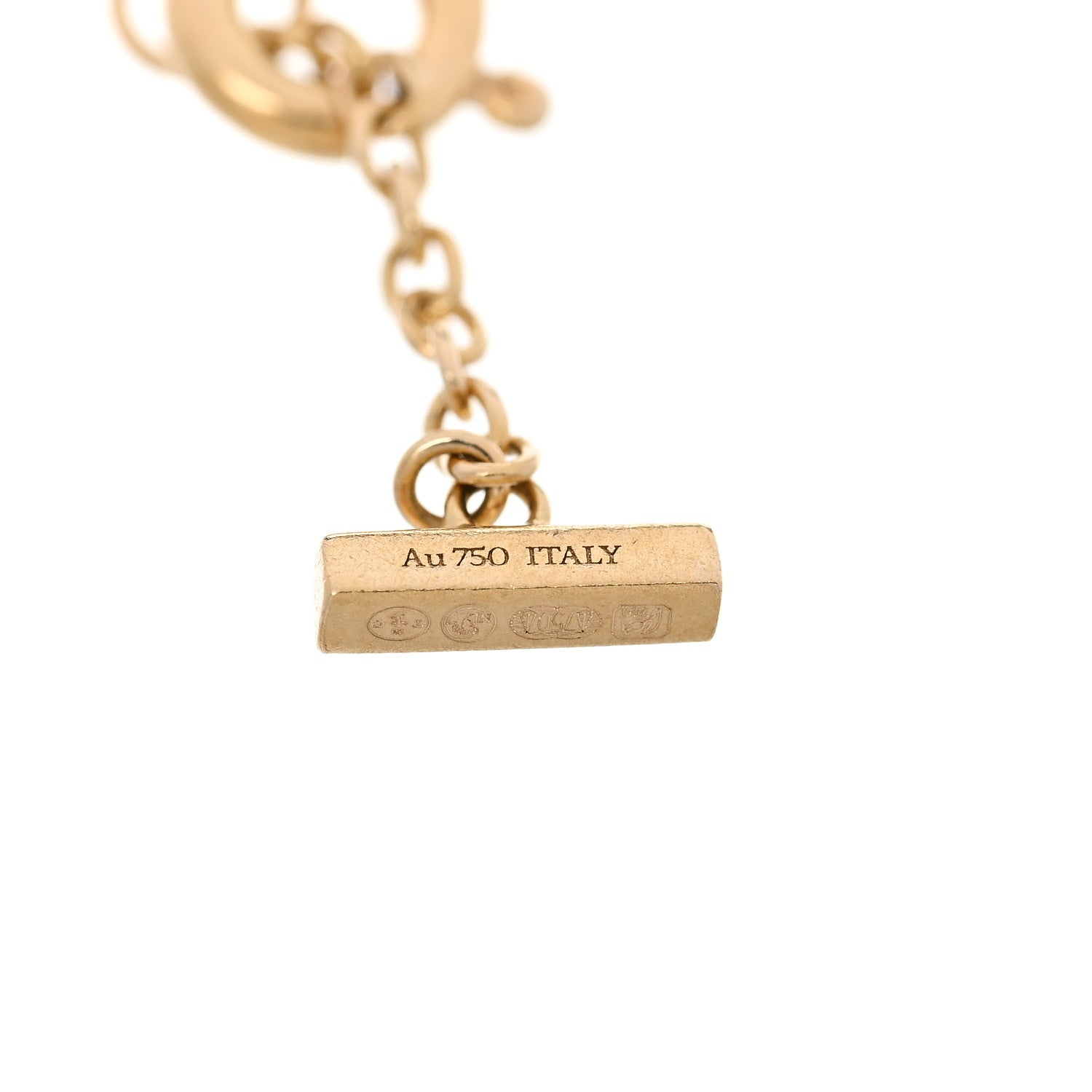 18K Yellow Gold T Smile Bracelet