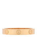 18K Yellow Gold 3.5mm LOVE Wedding Band Ring 58 8.5