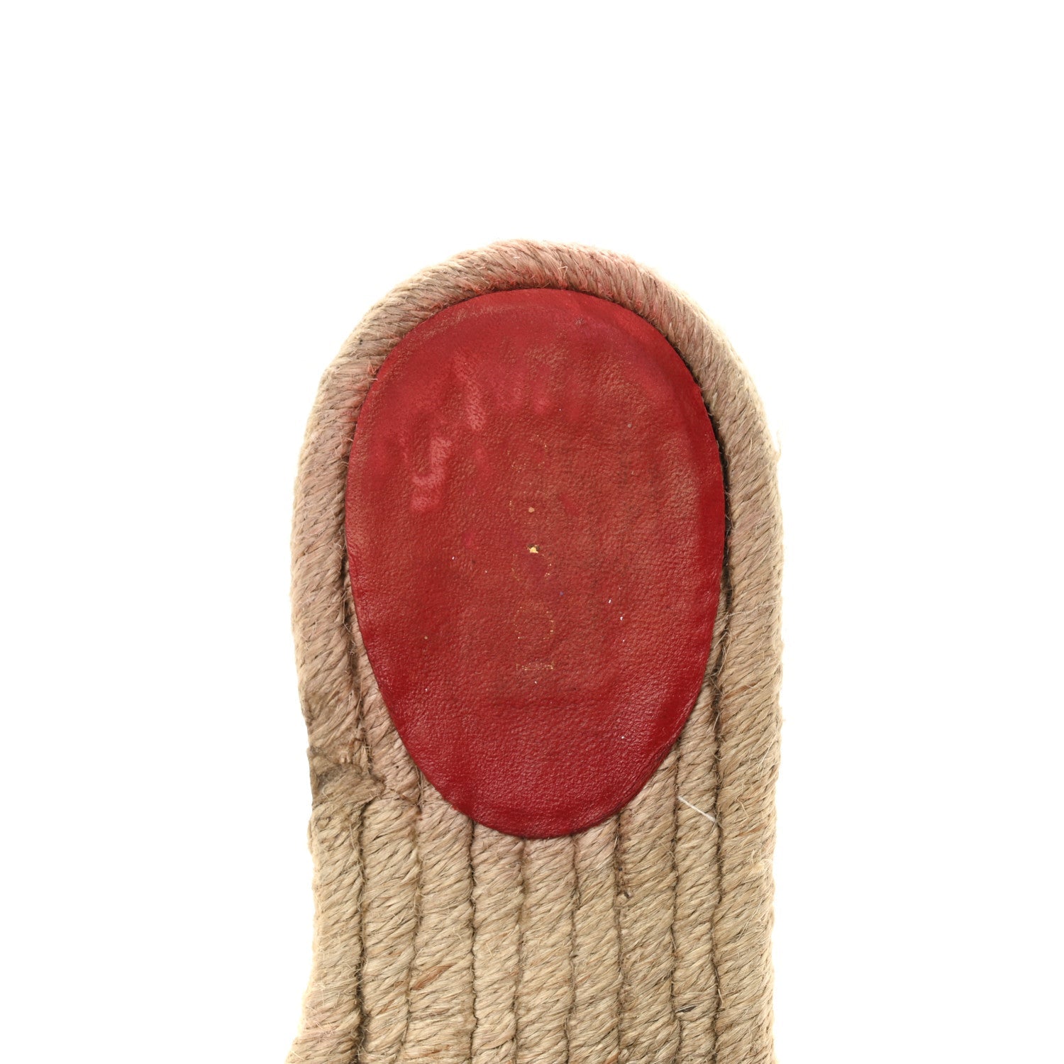 Nappa Matelasse GG Marmont Espadrille Slide Sandals 35 Hibiscus Red