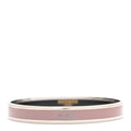 Enamel Printed Narrow Caleche Bracelet 65 Rose Dragee
