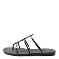 Rubber Womens Mykonos Sandals 38 Black