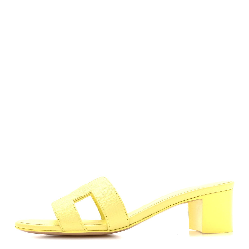 Epsom Oasis Sandals 36.5 Jaune Pollen