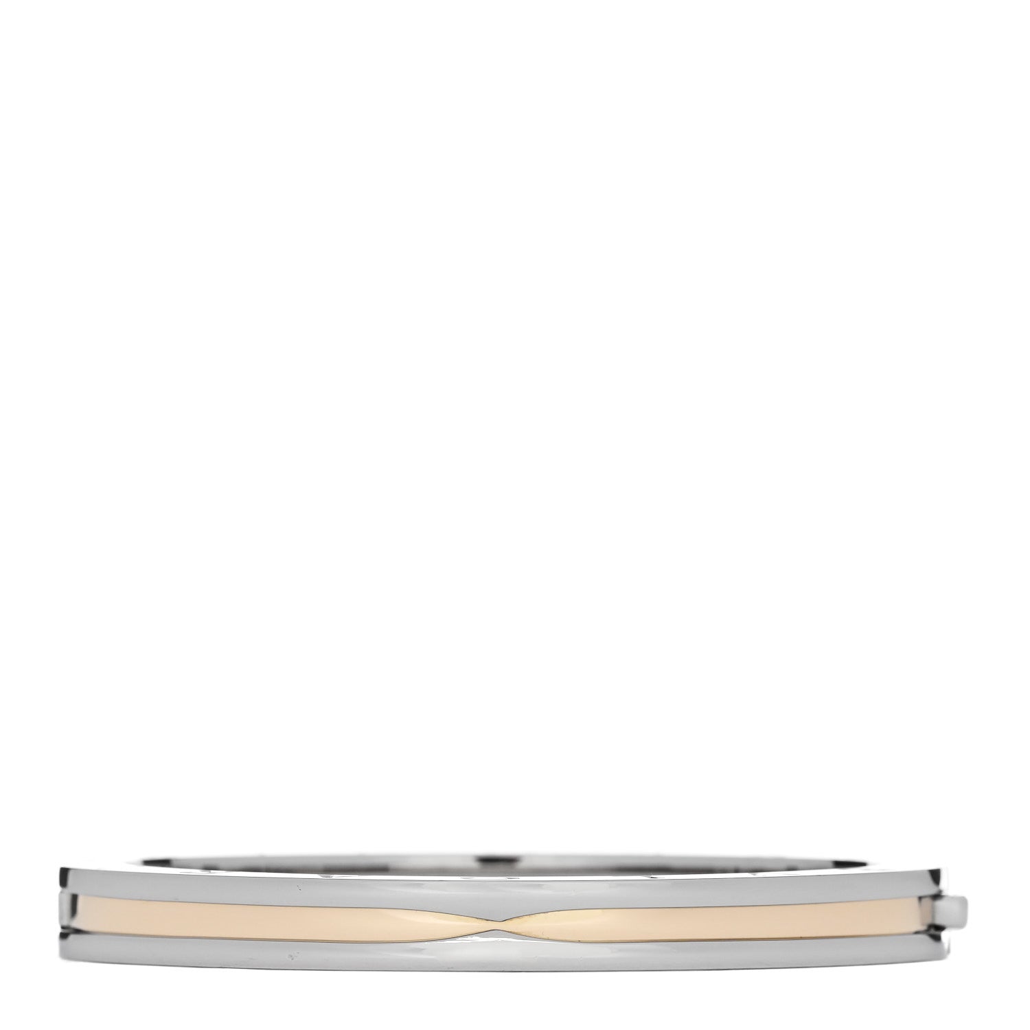 18K Yellow Gold Stainless Steel B.Zero1 Bangle Bracelet