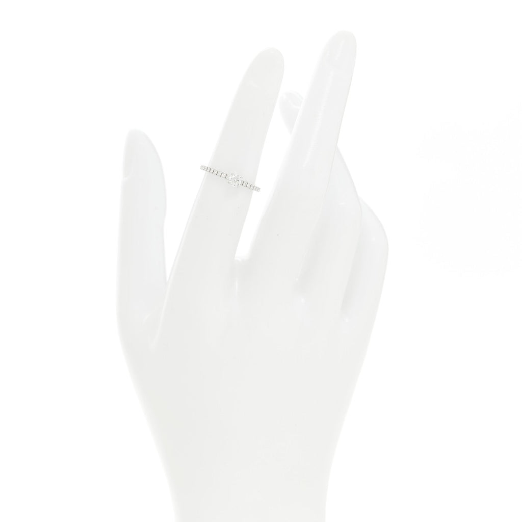 Platinum Diamond .20ct Etincelle De Cartier Solitaire Engagement Ring 49 4.75