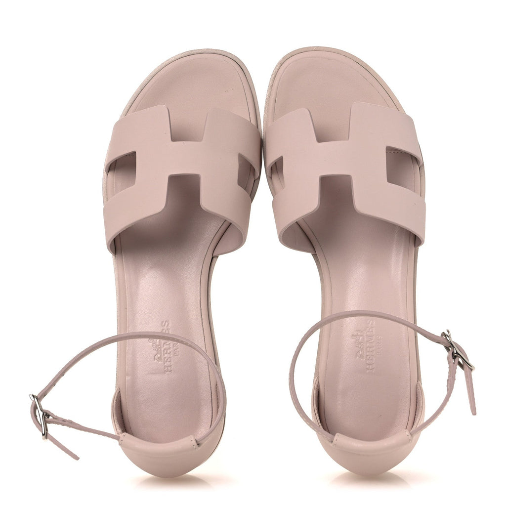 Calfskin Santorini Sandals 36 Beige Nude