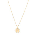 18K Yellow Gold Diamond Medium Lucky Move Pendant Necklace