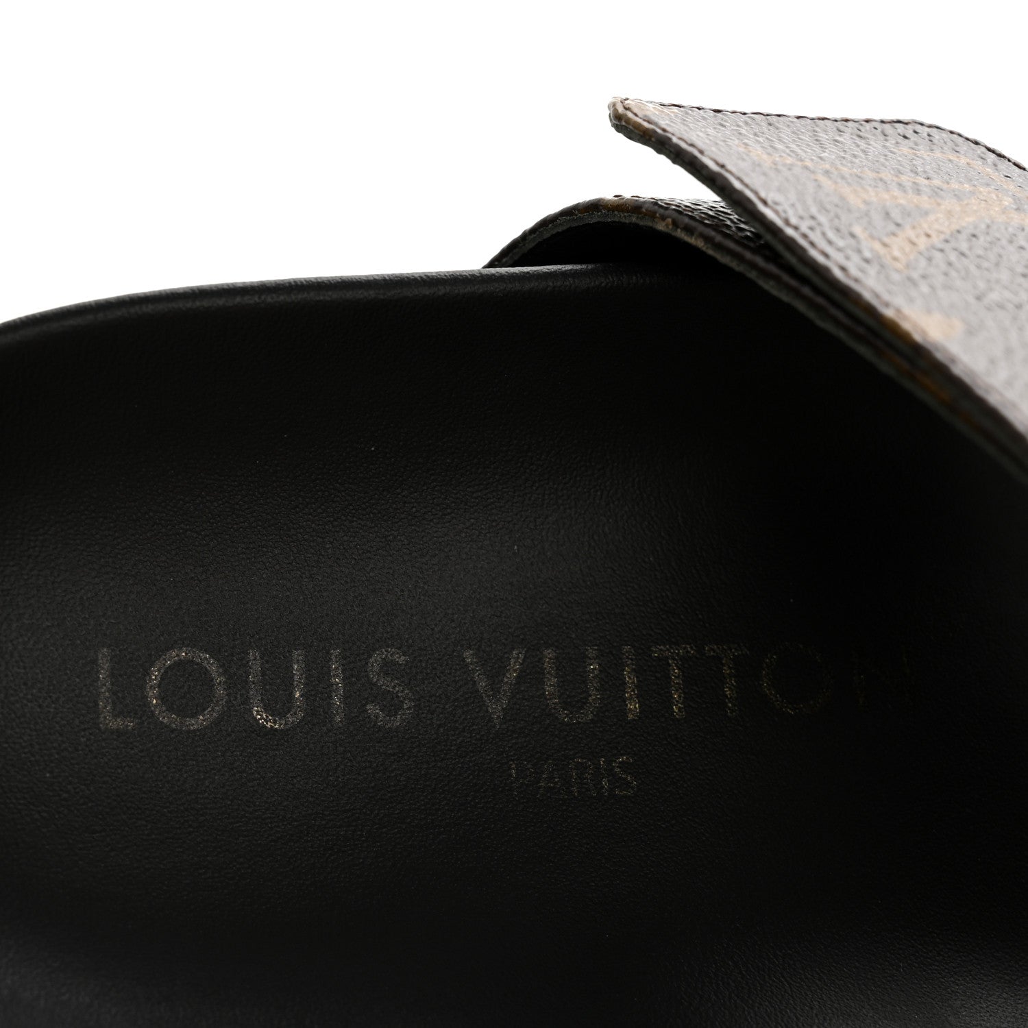 Monogram Bom Dia Mule Sandals 39 Black