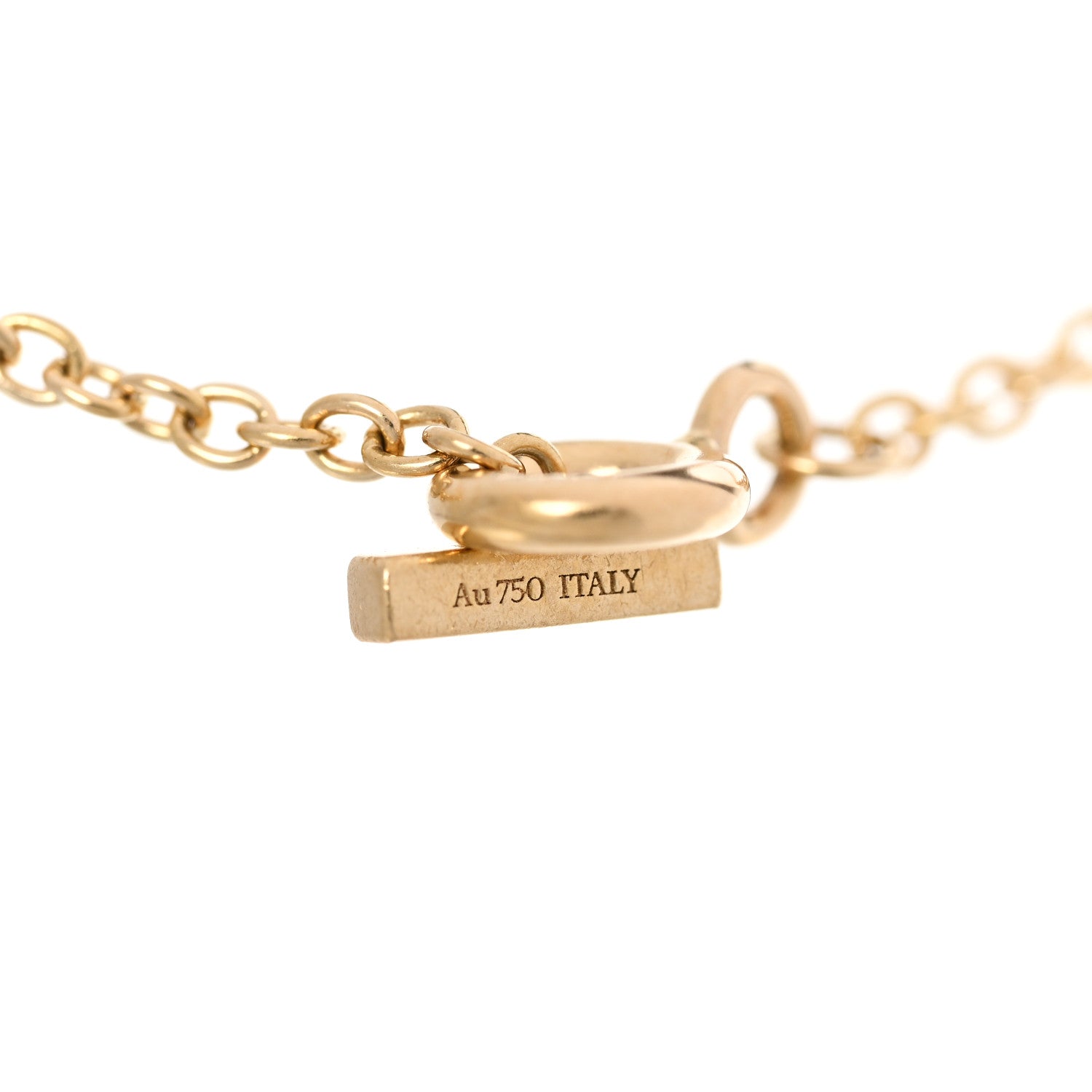18K Yellow Gold T Smile Bracelet