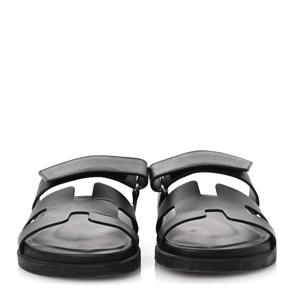 Calfskin Womens Chypre Sandals 37 Black