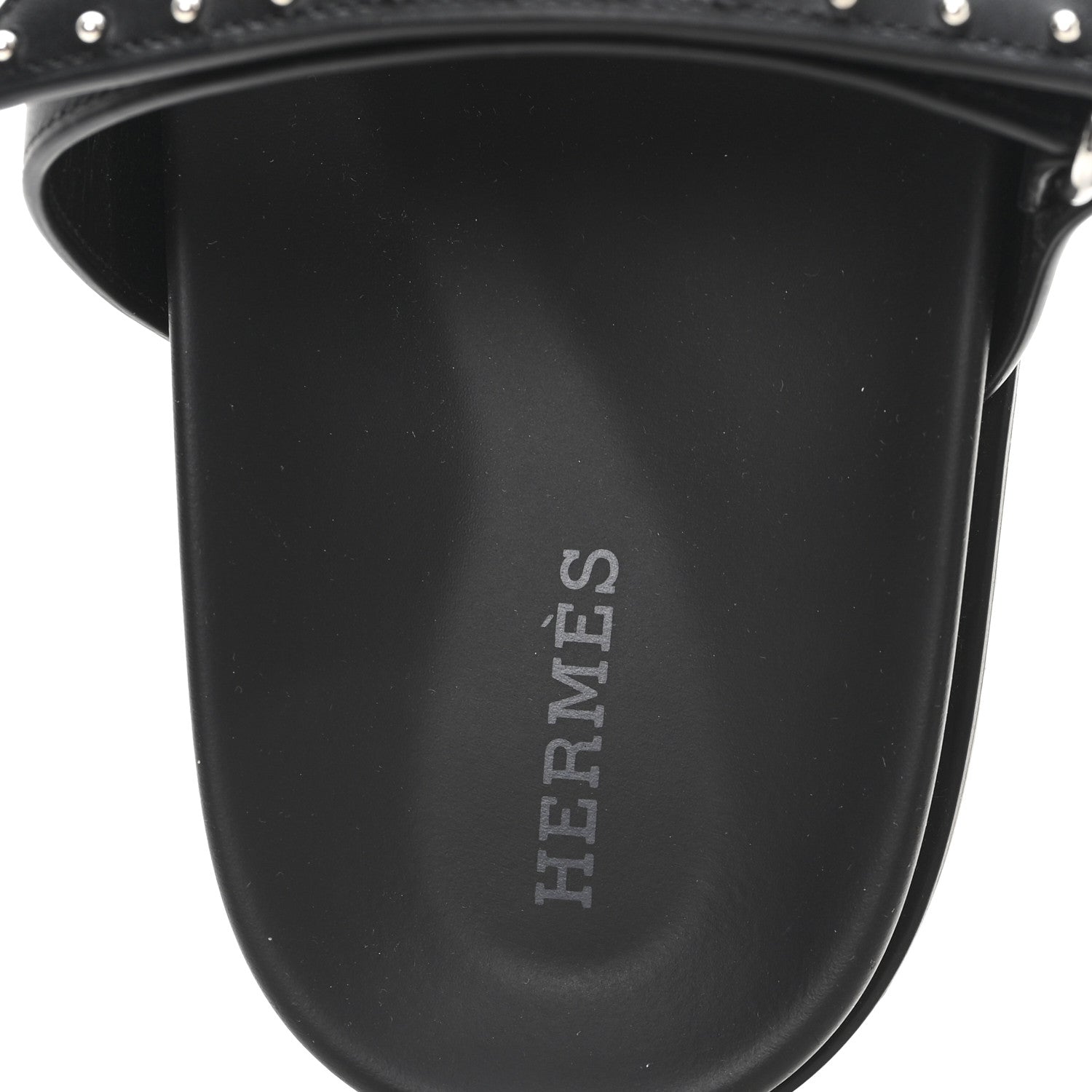 Calfskin Medor Studded Womens Chypre Sandals 37 Black